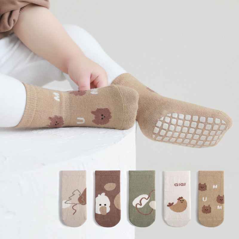 Anti Slip Socks - Cute Animals